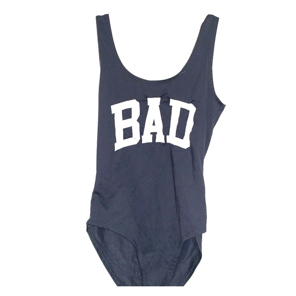 ‘BAD’ onesie /one piece